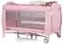 Chipolino Bella Reisebett 2 Ebenen, seitlicher Eingang, Musikmobile, Wickelauflage, pink (KOSIB0255PM)