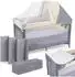 Moby-System Huxley 2-in-1 Reisebett & Laufstall mit Wickelauflage, Moskitonetz, Transporttasche (0-36 Monate)