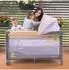 Moby-System Huxley 2-in-1 Reisebett & Laufstall mit Wickelauflage, Moskitonetz, Transporttasche (0-36 Monate)