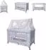 Lorelli Sweet Home Reisebett & Laufstall 2 Ebenen, faltbar, mit Dach, grau (Sweet Home)