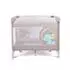 Moni Laufstall Giant klappbar mit Matratze, grau-beige