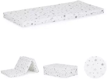 Chipolino Stars Babymatratze faltbar 120x60x6cm, weiß (MAT02201WHGR)