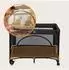 Lionelo Laura 2-in-1 Reisebett, 2 Höhenstufen, Räder mit Bremse, Black Carbon (LO-LAURA BLACK CARBON)