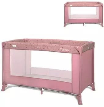 Lorelli Carina Reisebett faltbar, 1 Ebene, rosa, 60x120cm