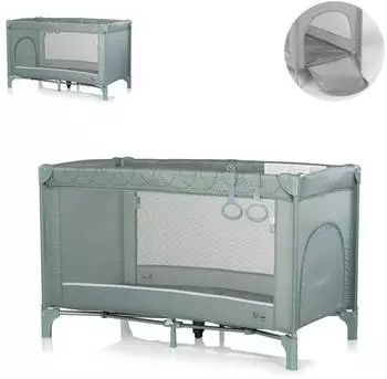 Chipolino Capri Reisebett 60x120cm mit Tragetasche, grün (KOSIK2603MA)