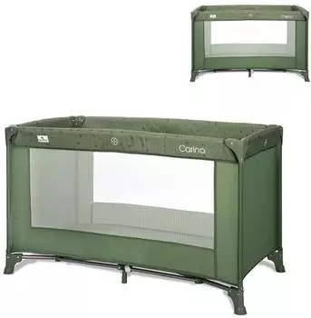 Lorelli Carina Reisebett faltbar, 120x60cm, dunkelgrün (10080662605)