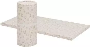 Fillikid Reisebettmatratze Jersey 60x120cm, 4cm, Hund natur (179-29)