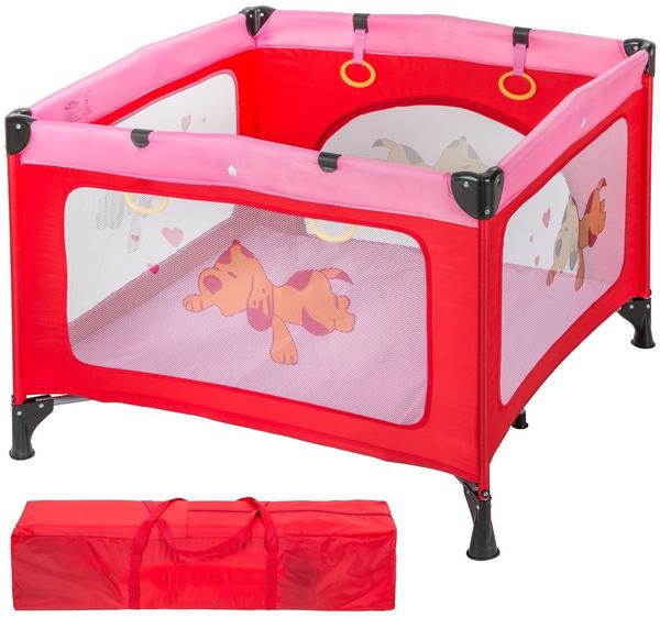 TecTake Baby Laufstall Tommy Junior - Pink