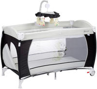 BabyGo Baby-Reisebett "Sleeper Deluxe, black" mit Musik-Mobile