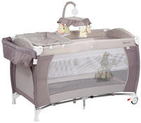 BabyGo Baby-Reisebett "Sleeper Deluxe, beige" mit Musik-Mobile