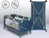 Lionelo Stefi - Bettchen 2 in 1 navy