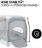 Hauck Play N Relax Center quilted grey