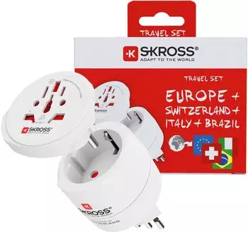 Skross Combo World to Switzerland Reiseadapter (1.500273C-E)