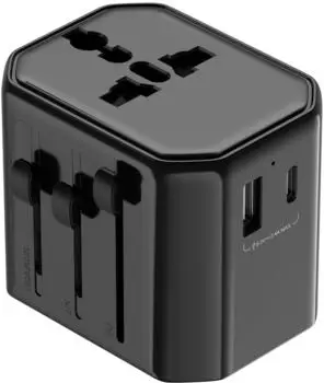 Technaxx TX-358 Reiseadapter Universal USB-A & USB-C 2500W (5335)