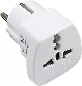 Good Connections Universal-Reiseadapter Buchse an Schuko-Stecker, wei&szlig; (1500-RA1)