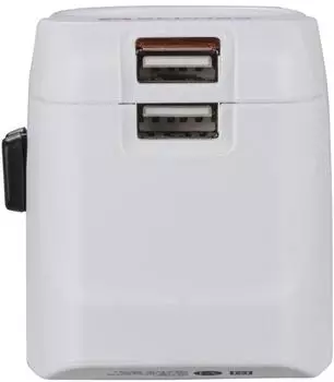 Hama World Travel Pro Light USB Reiseadapter 3-polig, 2x USB (00223474)