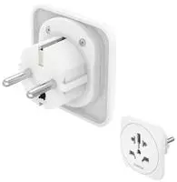 Hama Reiseadapter 223455 Universal-Reiseadapter: G Wei&szlig;