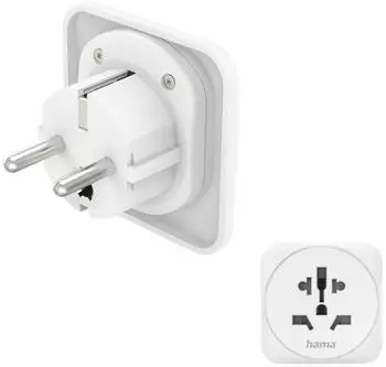 Hama Reiseadapter Typ E/F, 3-polig, 100-250V (00223462)