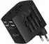 Xlayer Internationaler Reiseadapter universal, schwarz, 220 Länder (219632)