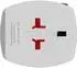 Skross MUV USB 4xA Reiseadapter, weltweit, weiß (1302961)
