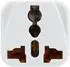 Intirilife Steckdosen-Adapter UK Typ G auf Schuko, weiß, 4er-Set (DE-142547)