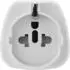 Intirilife Reiseadapter Typ B auf EU Schuko, 4er-Set, weiß (DE-142554)