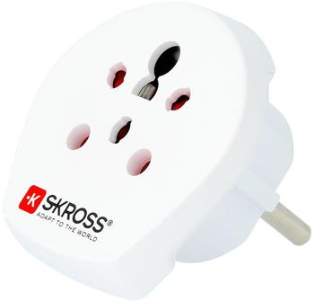 Skross Country Travel Adapter India-Israel-Denmark to Europe (1.500217)