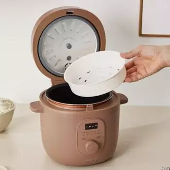 CREATE Reiskocher 2L 400W Mokka