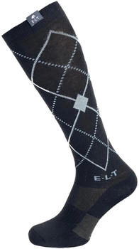 ELT by Waldhausen Reitsocken Argyle Socken schwarz/stone blue