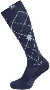 ELT by Waldhausen Reitsocken Argyle Socken tiefblau/stone blue