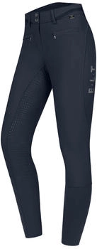 ELT by Waldhausen Reithose Damen Full-Grip Maja Glam Curved High Waist Vollbesatz tiefblau