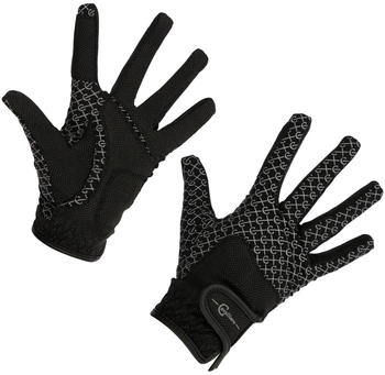 Covalliero Reithandschuh Reflective schwarz/silber