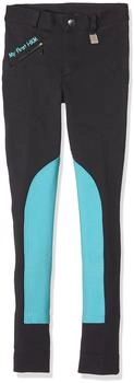 HKM My First Reithose mit Kniebesatz dunkelblau/türkis (555567)