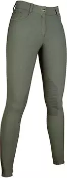 HKM Sunshine Reithose mit Silikon-Kniebesatz (12572) olivgrün
