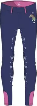 HKM Pony Dream II Silikon-Vollbesatz Reitleggings (15079) dunkelblau