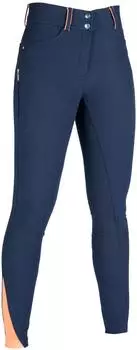 HKM Reitleggings Starlight Silikon (13534) dunkelblau