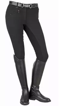 HKM Penny Easy 3/4 Besatz Reithose (5909) schwarz/schwarz