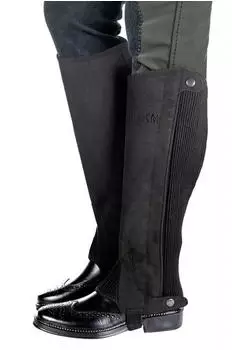 HKM Reitletten Mikrofaser Wildlederimitat schwarz HKM Reitletten Mikrofaser Wildlederimitat schwarz