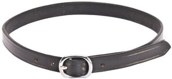 QHP Sporenriemen Basic Leder schwarz Junior