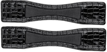 Waldhausen Sporenschutz Croco-Optik Lackleder schwarz cm