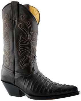 Grinders CAROLINA braune Kroko Western Cowboy