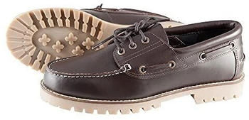 Pfiff Freizeitschuhe Canvas Lederschuhe braun