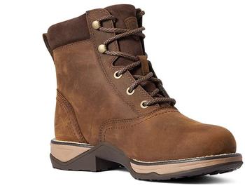 Ariat Anthem wasserdichte runder Zehenpartie braun
