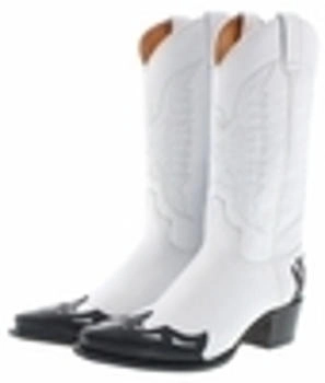 Sendra Boots 13170 JUDY Cowboystiefel weiß schwarz