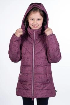 HKM Alva waterproof jacket with detachable hood lilla scuro 3500