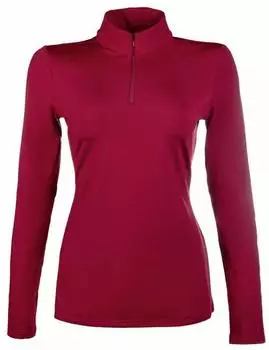 HKM Fleecejacke Basil weinrot
