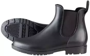 Pfiff Chelsea Jodhpur Rubber Boots schwarz/gelb/grau
