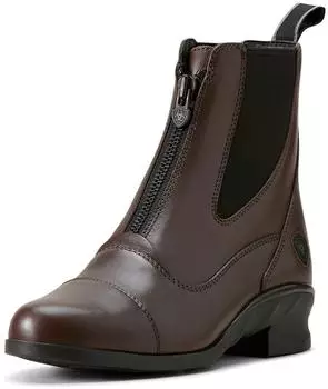 Ariat Heritage Paddock Women's Lace-Up Leather Boots with Zip braun
