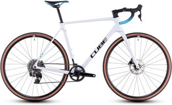 Cube Cross Race C:62 Race polarwhite´n´blue 2025 (56cm)