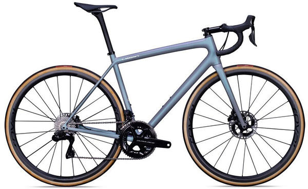 Specialized S-Works Aethos - Dura Ace Di2 (2022) cool grey/chameleon eyris tint/brushed chrome